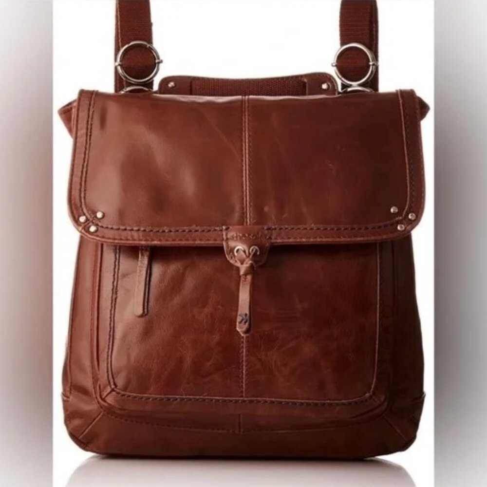 The Sak Ventura Convertible Leather Backpack/Purse - Brown